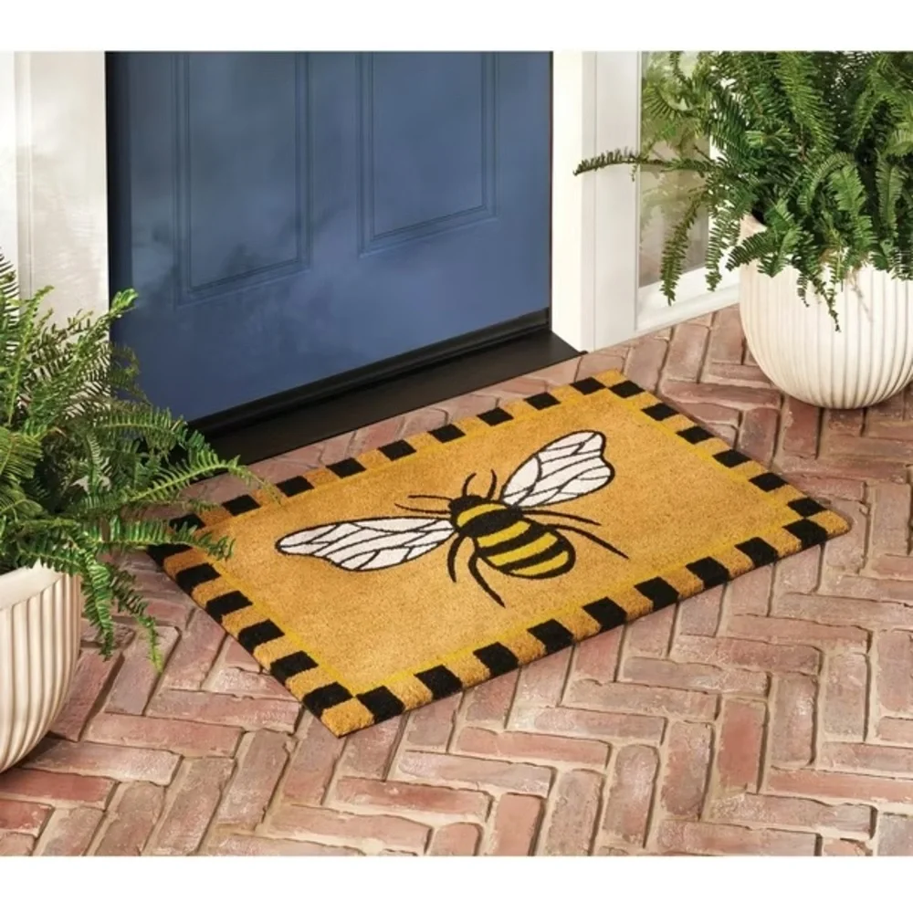 Bee Summer Coir Doormat, 23